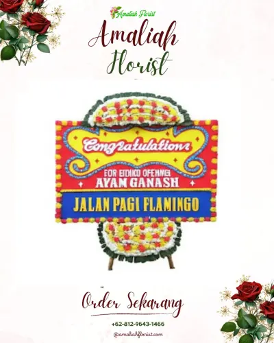 Bunga Papan Congratulation di Bengle